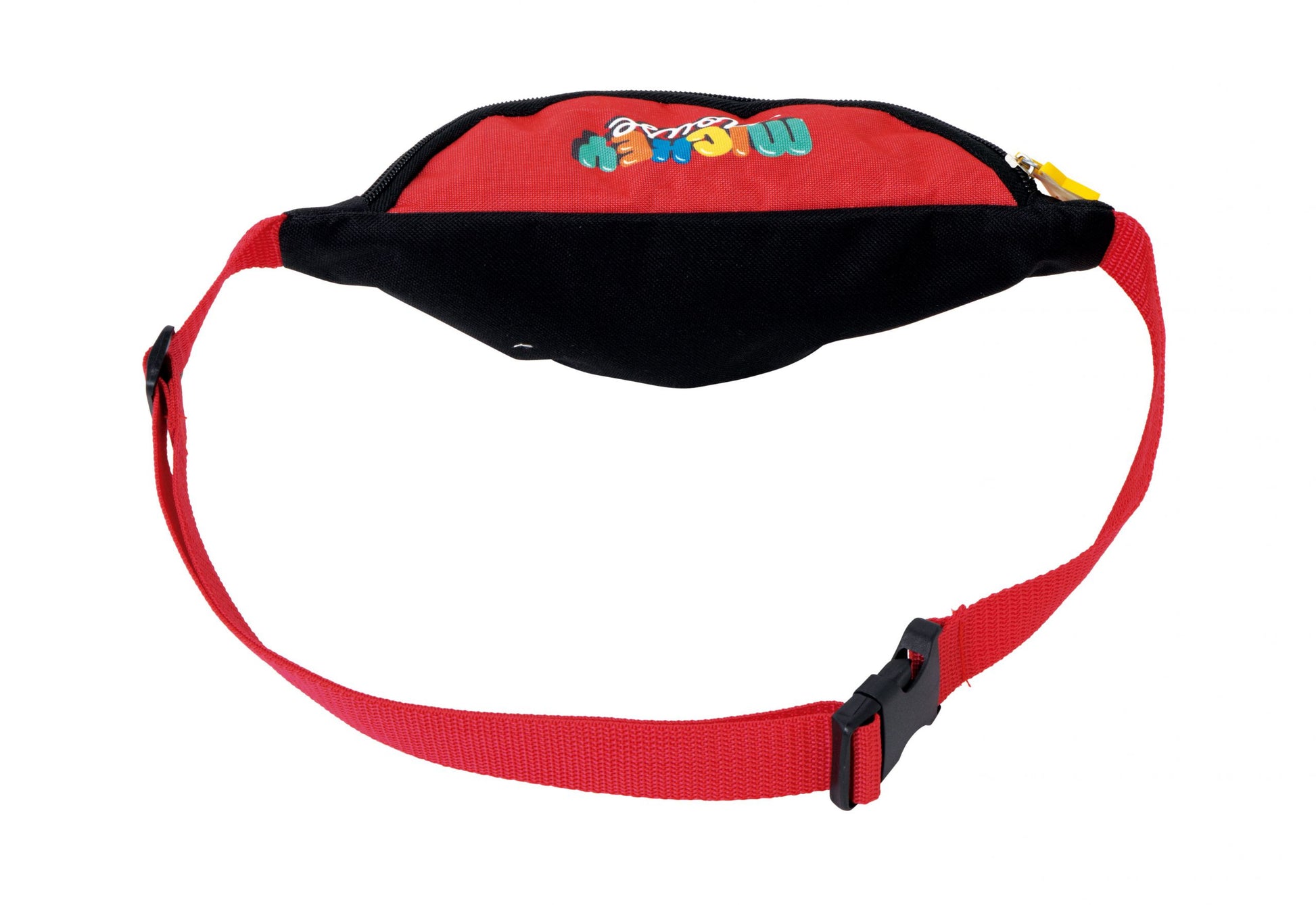 Arditex Bauchtasche, 1,1 l, Polyester, Rot, Motiv Mickey, 27 × 6,5 × 11 cm