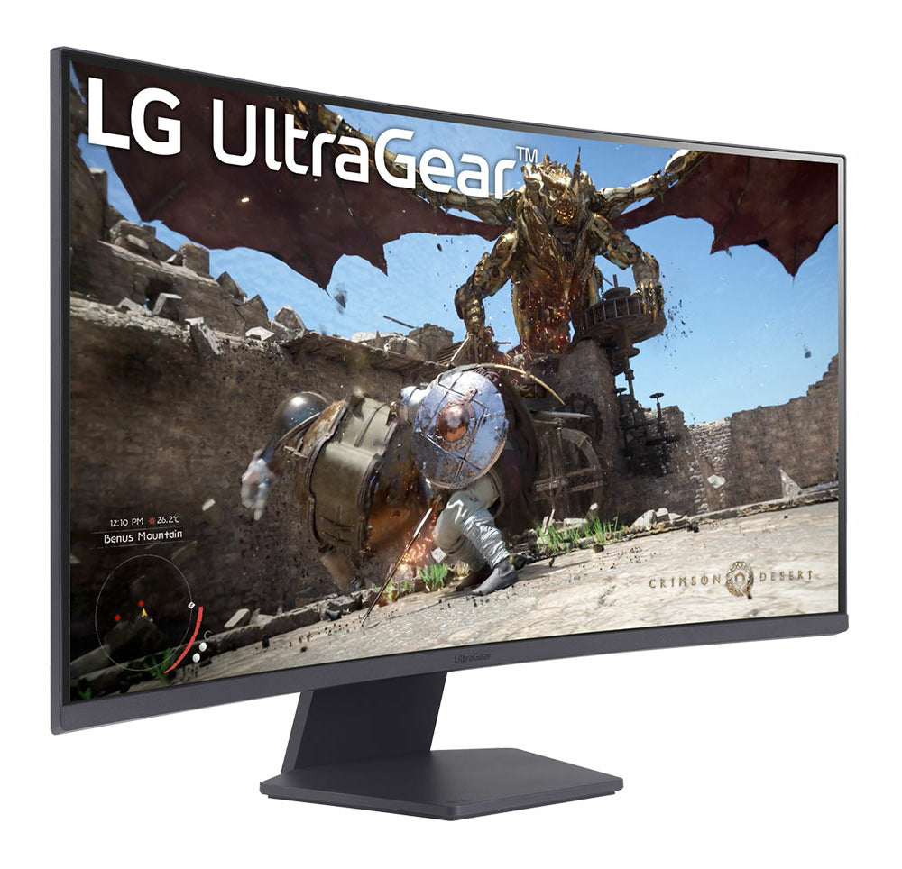 LG 32GS60QC-B – 31,5" Curved, 2560 × 1440 (WQHD), VA, 180 Hz, HDR10