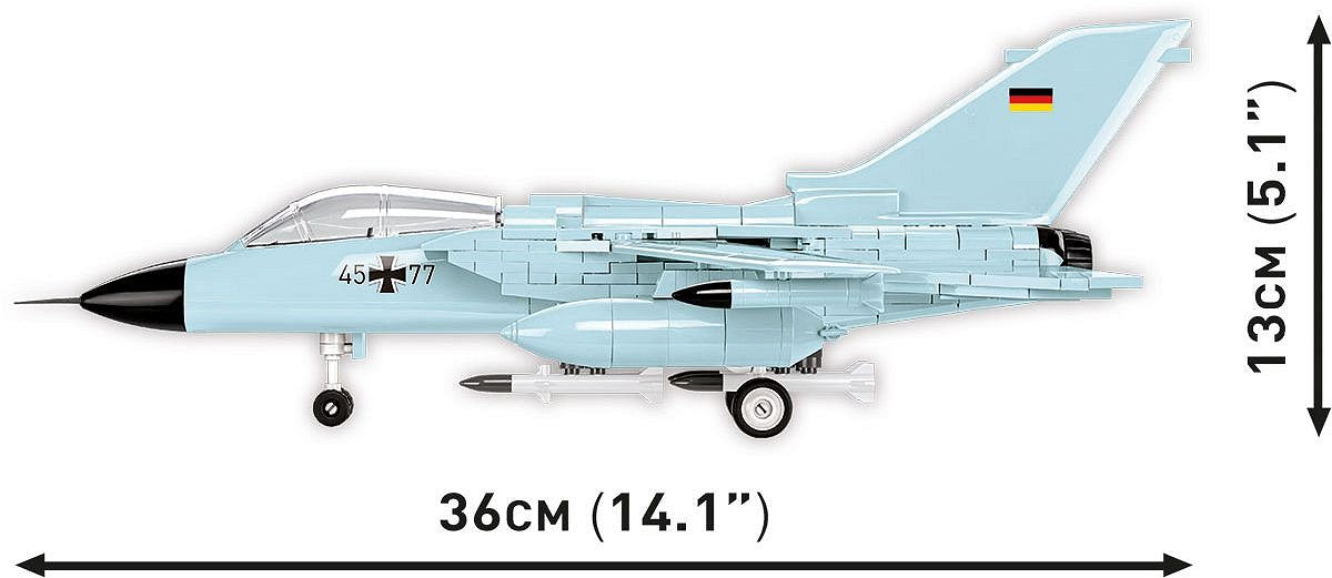 COBI Panavia Tornado IDS Bausteine – Streitkräfte – 493-teilig – 28 × 13 × 36 cm – ab 8 J. – Kunststoff