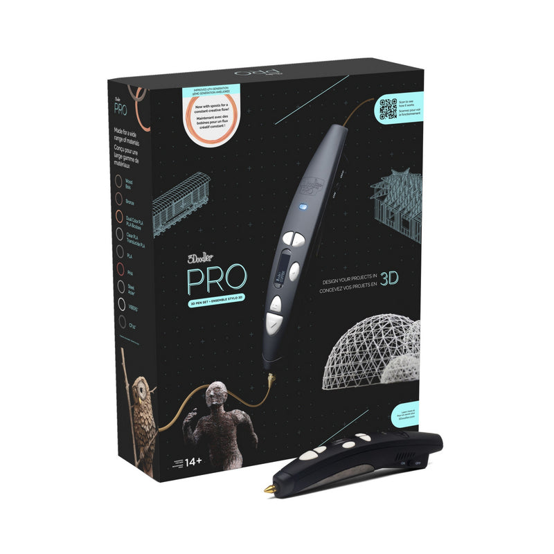 3Doodler 3D-Stift Pro III – Holz – 7 Stück