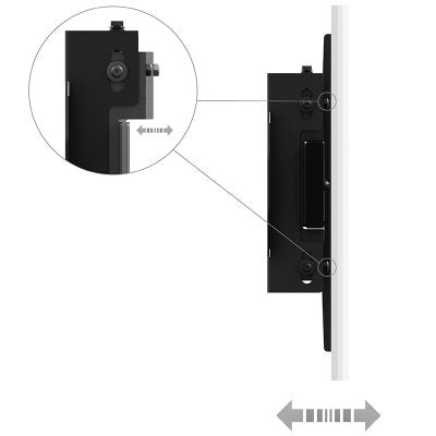 Hagor Wandhalterung – Neigbar – 75–110" – VESA 300×300–900×800 – bis 150 kg, Höhenverstellbar – WH Synchron HD