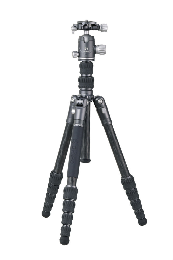 Benro FBAT05CVX20 Bat Dreibeinstativ – bis 140,5 cm – 10 kg – Carbon, 5 Sektionen, Twistlock