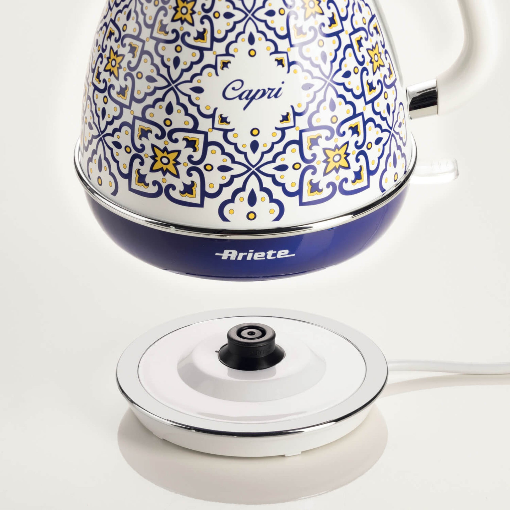 Ariete Wasserkocher – 1,7 l, Edelstahl, Blau, ARI-2869-CAP