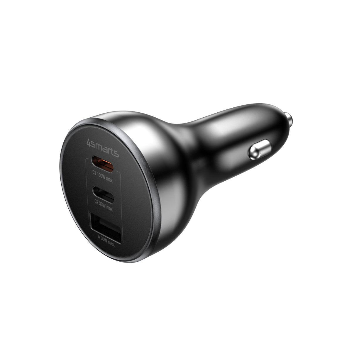 4smarts VoltRoad Ultimate Kfz Ladegerät – 160 W, 2× USB-C + 1× USB-A, PD – für Laptop, Smartphone, Smartwatch