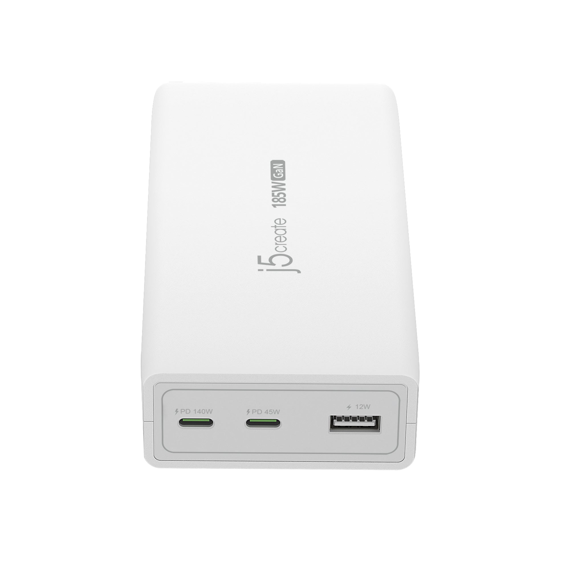 j5create Netzteil – 185 W, 3× USB-C, PD 3.1, GaN