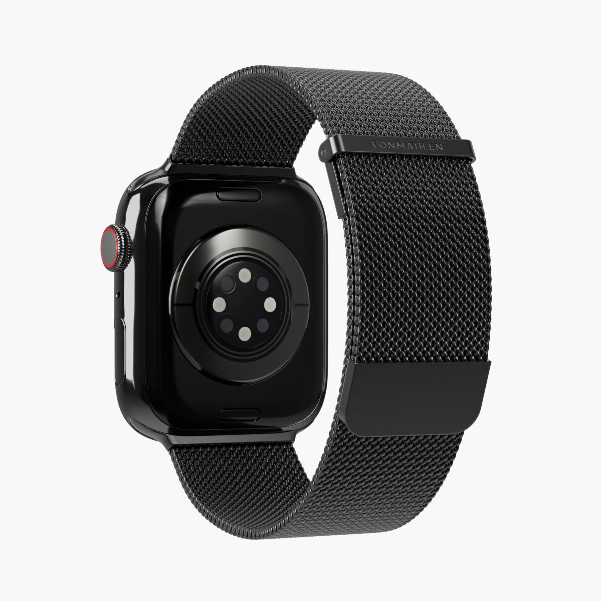 Vonmählen Milanese Loop 2 – Edelstahl Schwarz, für Apple Watch 40/41/42 mm