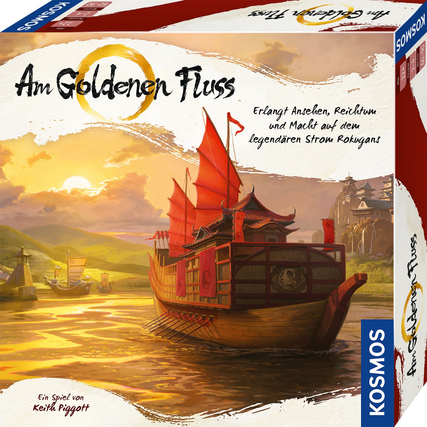 Kosmos Am goldenen Fluss – Strategiespiel, 2–4 Spieler, ab 12 Jahren, 60 Min., DE