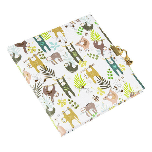 Goldbuch Tagebuch Faultier – 96 Seiten – 165 × 165 mm, mehrfarbig