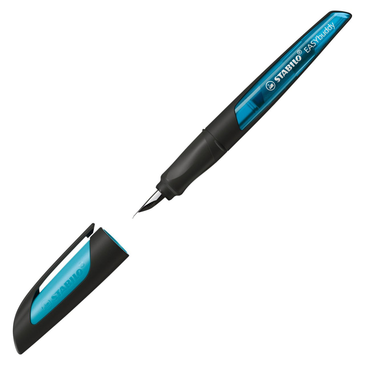 STABILO EASYbuddy – schwarz/blau – Patronen