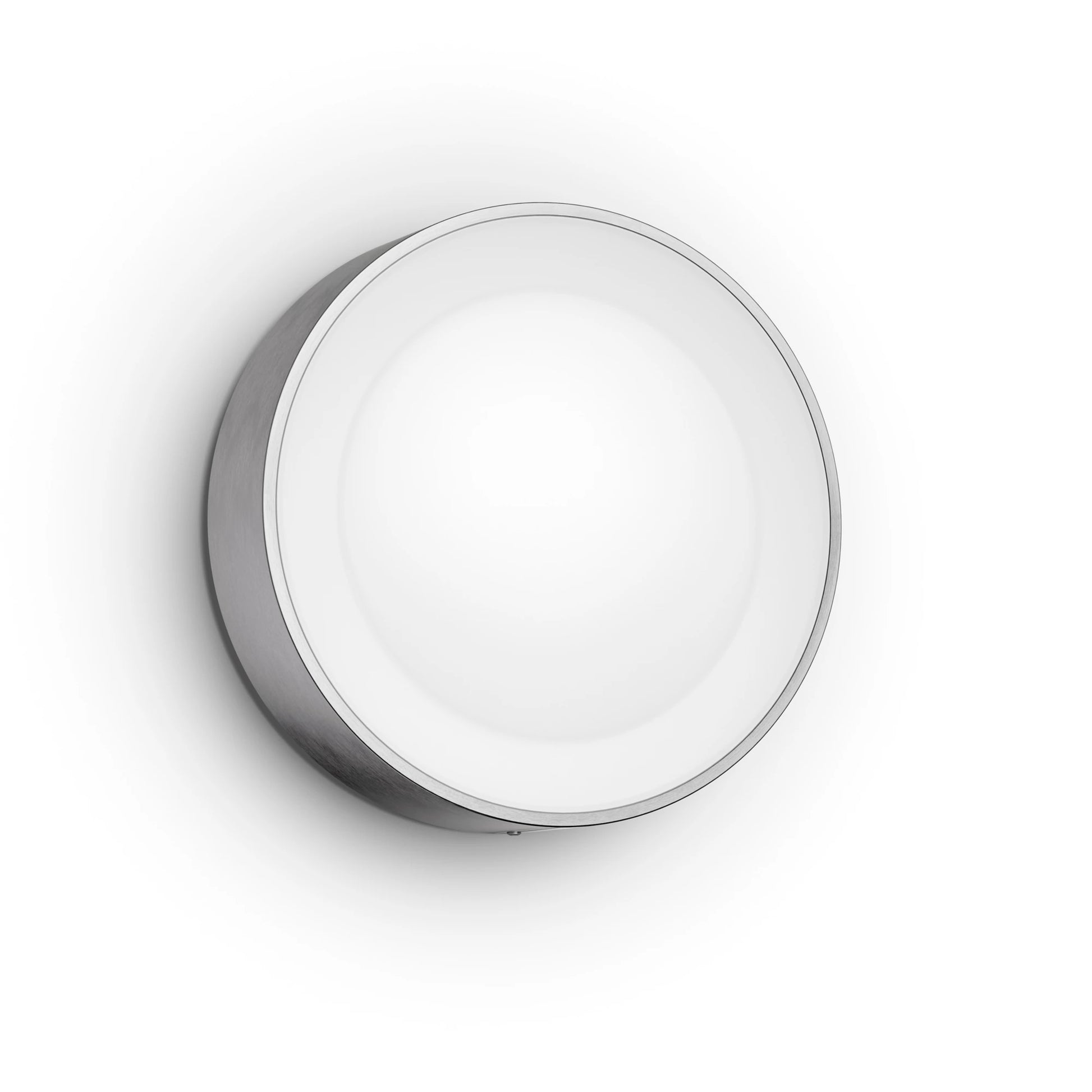Philips by Signify Philips Hue Aussenwandleuchte – für Philips Hue (Hue Bridge erforderlich), dimmbar, Silber, Edelstahl