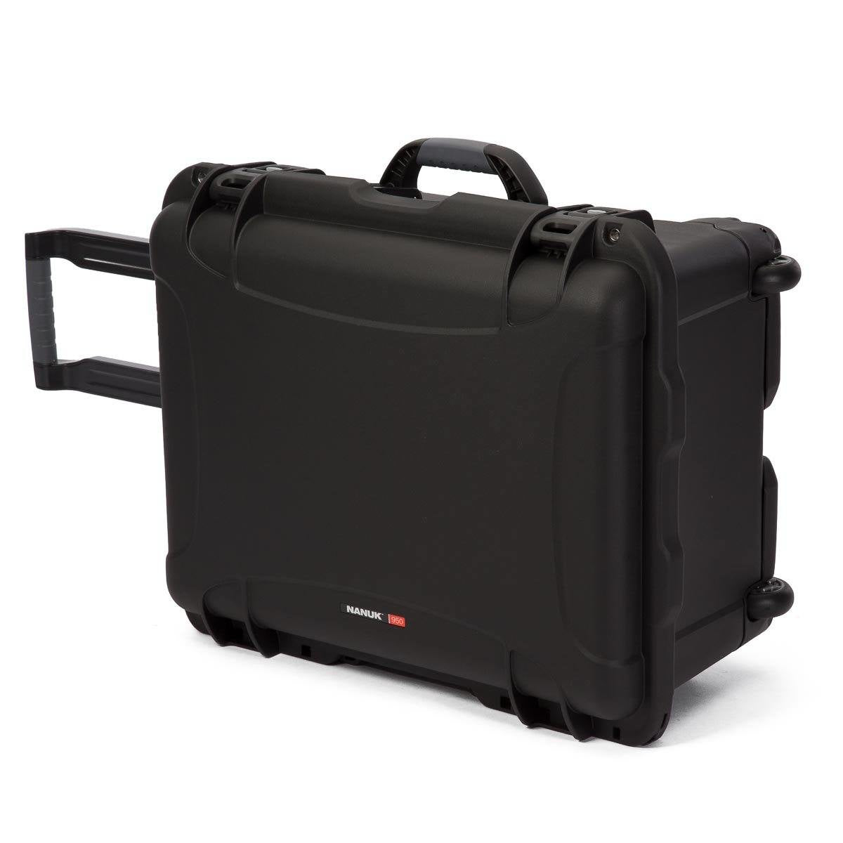 Nanuk Schutzkoffer 950 – 52,1 l, wasserdicht, schwarz, 46,5 × 29,7 × 57,9 cm
