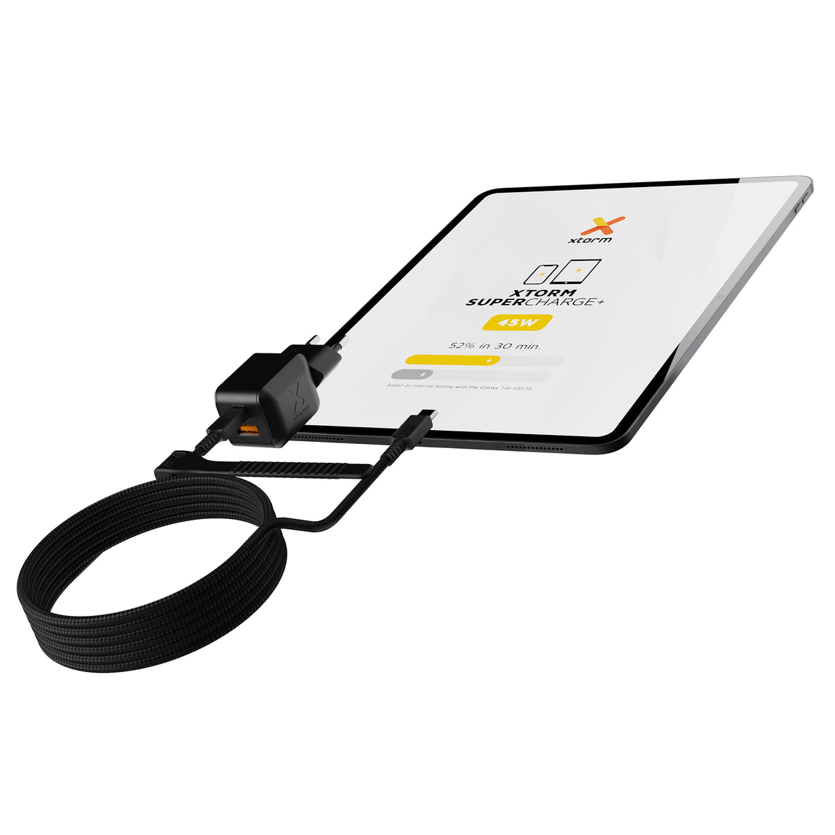 Xtorm XECNG451 USB-Ladegerät 45 W – USB-C×1, USB-A×1 – PD, QC 3.0, GaN