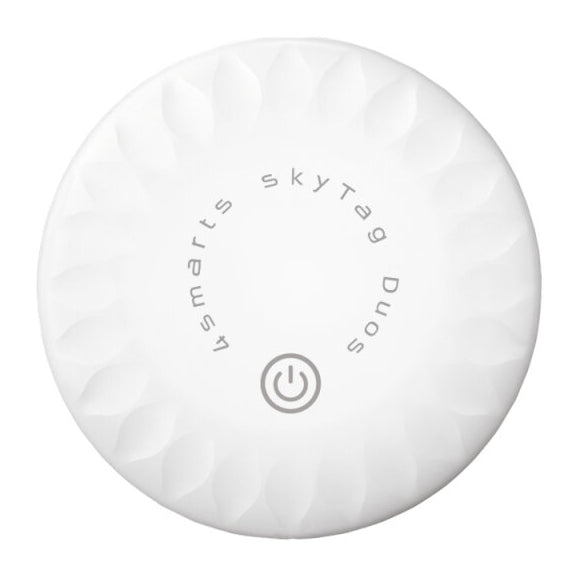 4smarts SkyTag Duos Kunststoff – für Android, iOS, weiss, 4er-Set
