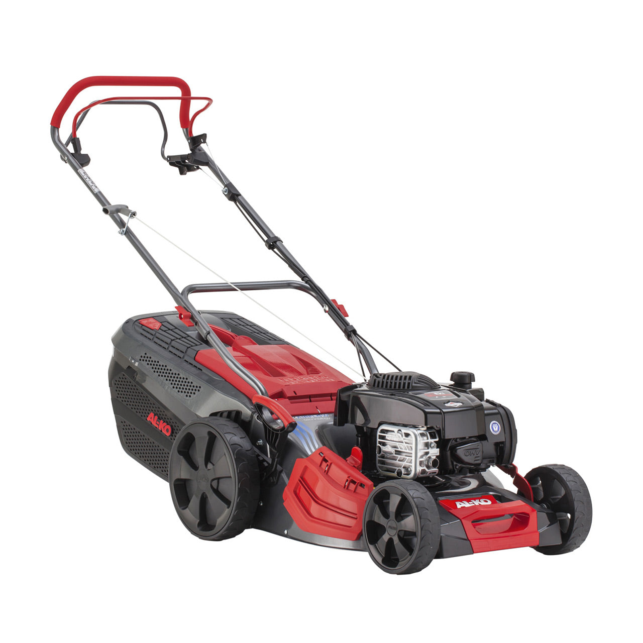AL-KO Rasenmäher Premium 524 SP-B – Schnittbreite 51 cm, Grasfangvolumen 70 l, Benzin, 2,3 kW