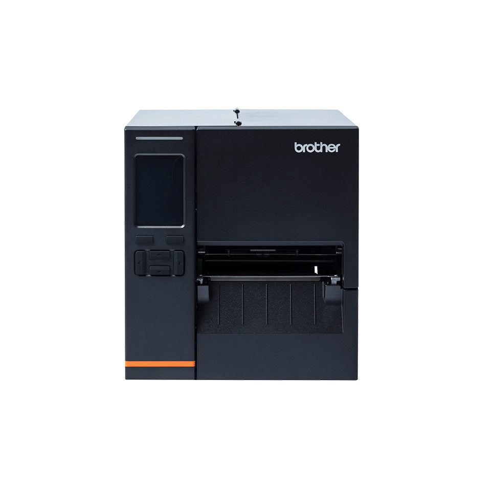 Brother TJ-4021TN – Etikettendrucker, Thermotransfer, USB, LAN, RS-232, 203 × 203 dpi, für Etiketten bis 107 m