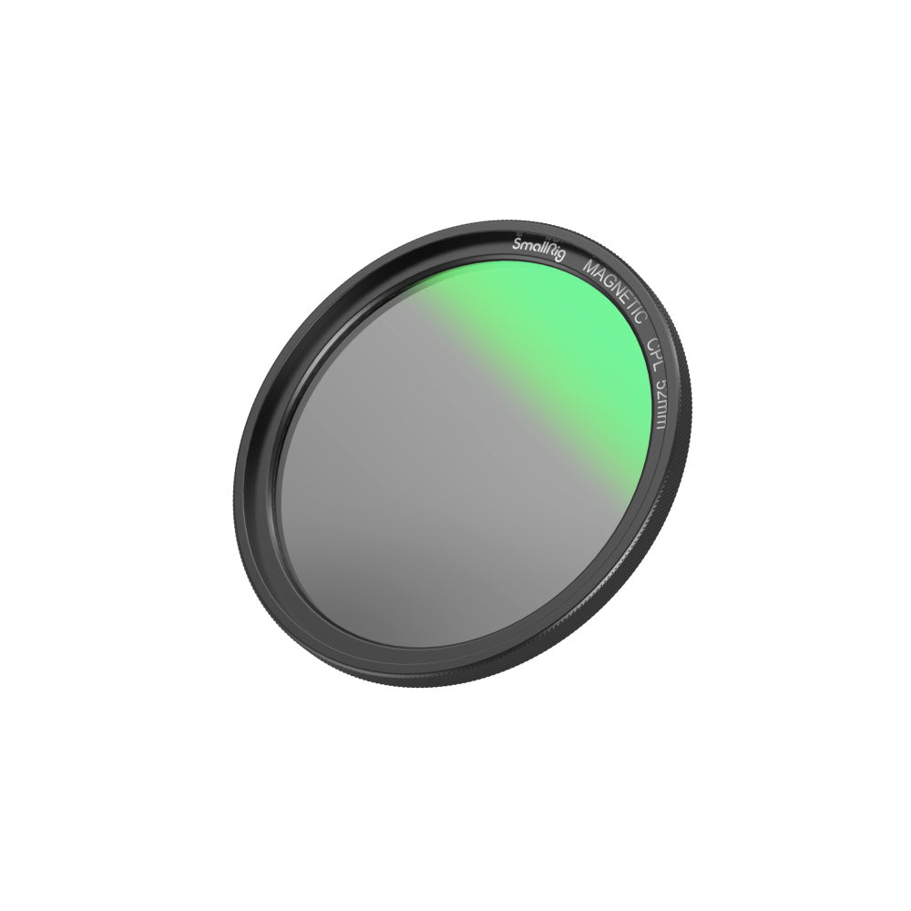 SmallRig MagEase magnetischer CPL-Filter – 52 mm, Aluminium/Glas, 3,5 mm – für 52 mm Filtergewinde