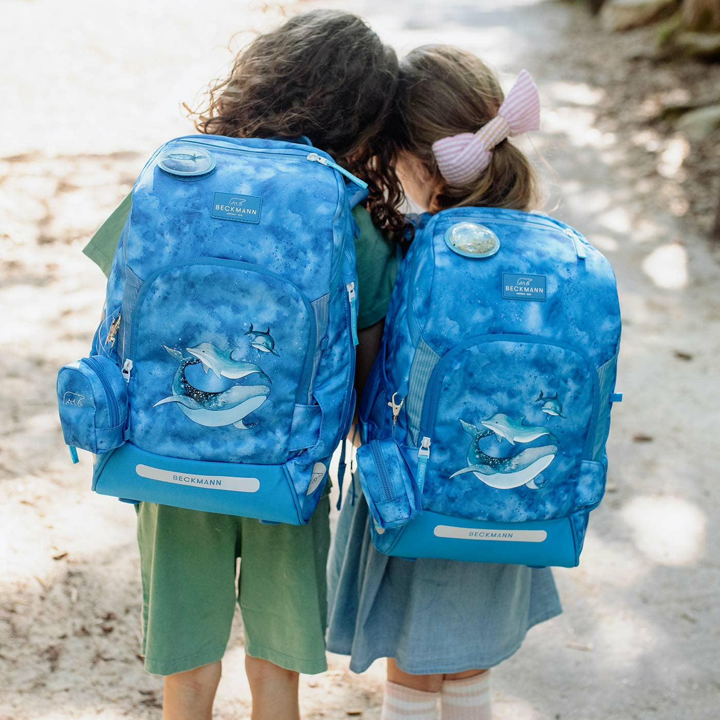 Beckmann Schulrucksack Active Air Flx – 6-teilig – Ocean – Recycelte Materialien – B 26,0×H 39,0×T 22,0 cm