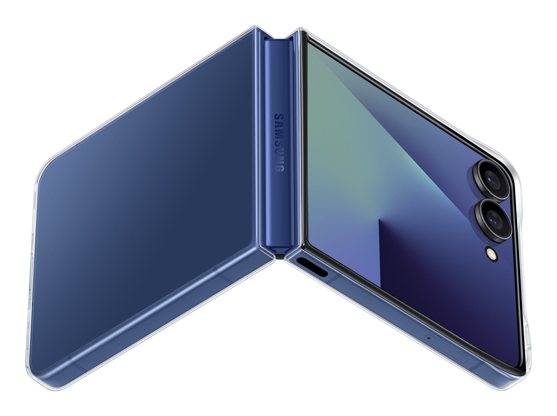 Samsung Backcover – für Samsung Galaxy Z Flip7 – transparent – Silikon