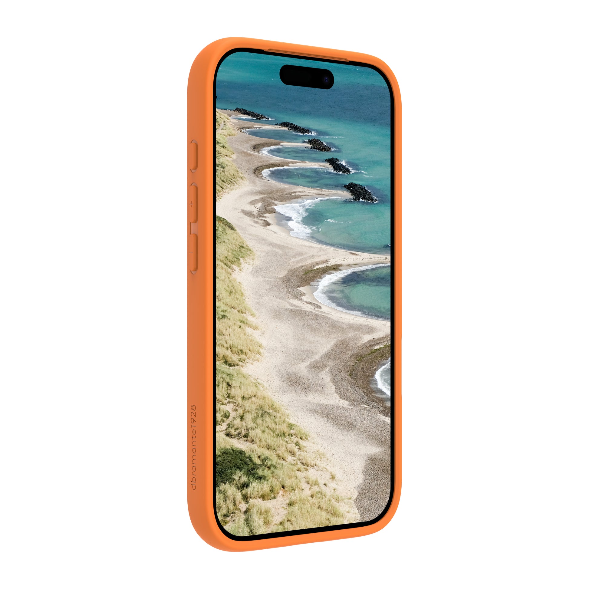 dbramante1928 Grenen MS Backcover – für Apple iPhone 17 Pro, Kunststoff, Orange, bis 2 m sturzsicher