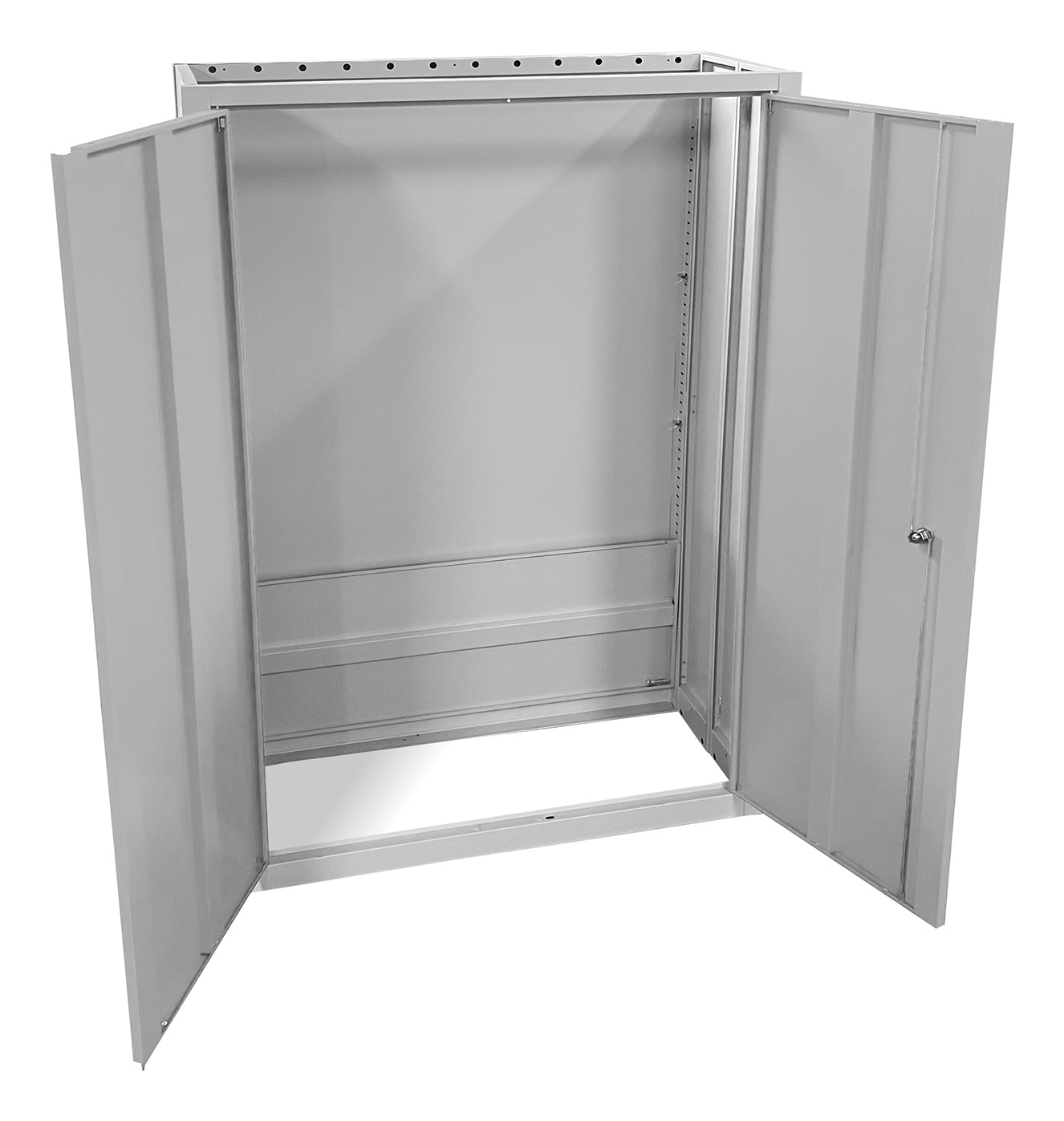 Phoenix Safe Co. SCF1491GGK – Aktenschrank, 3 Regale, abschliessbar, Stahl, 915 × 370 × 1400 mm, Grau