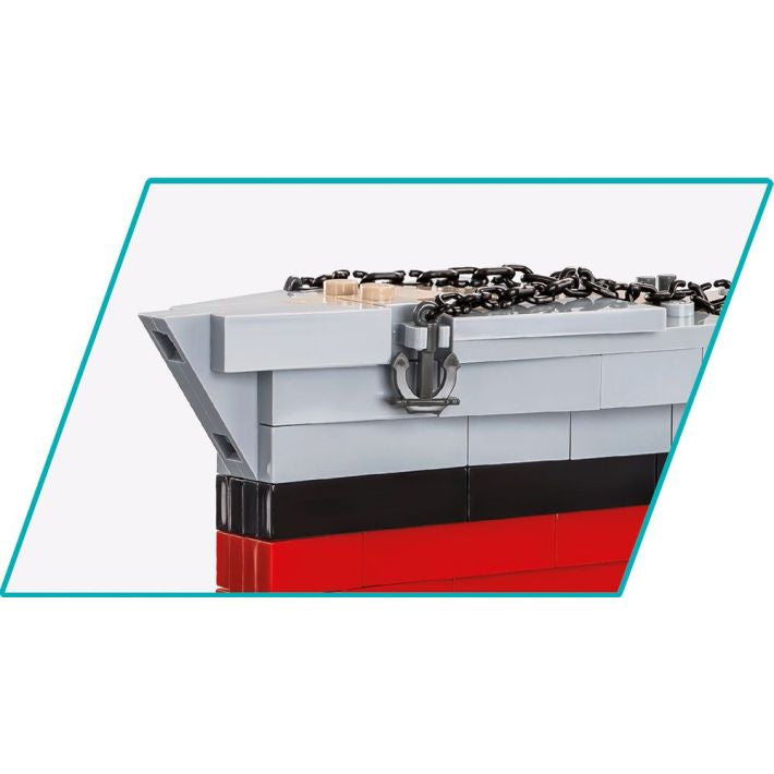 COBI 3D Puzzle Schlachtschiff Gneisenau – 2417 Teile – Kunststoff – 81 × 23 cm – ab 10 J.