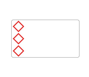 Brother LTZ12055F3PI – Etiketten (Rolle) 85 × 55 mm – weiss, rot – 350 Etiketten/Rolle