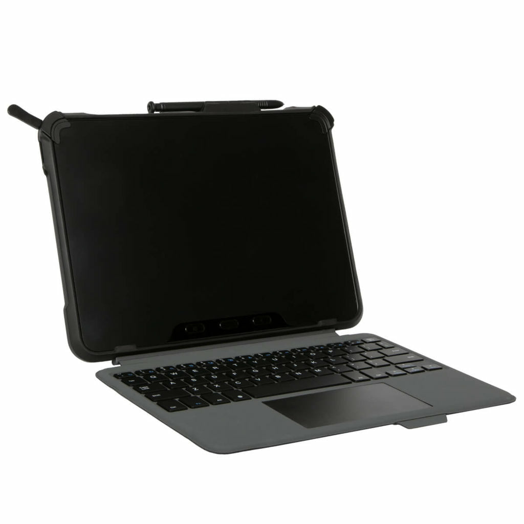 Targus Tastatur-Case für Samsung Tab Active4 Pro – Smart Connector, QWERTY (EN), mit Trackpad – Schwarz