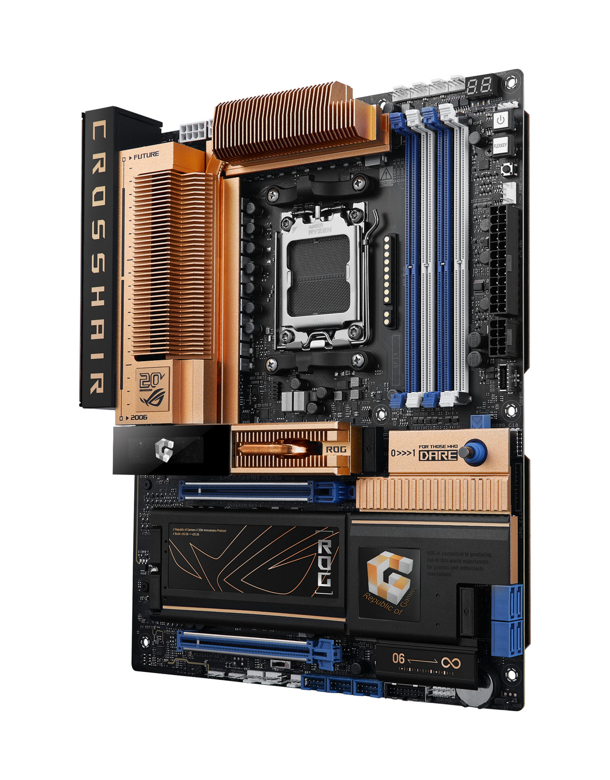 ASUS ROG CROSSHAIR 2006 – Mainboard – AM5, AMD X870E, ATX, DDR5