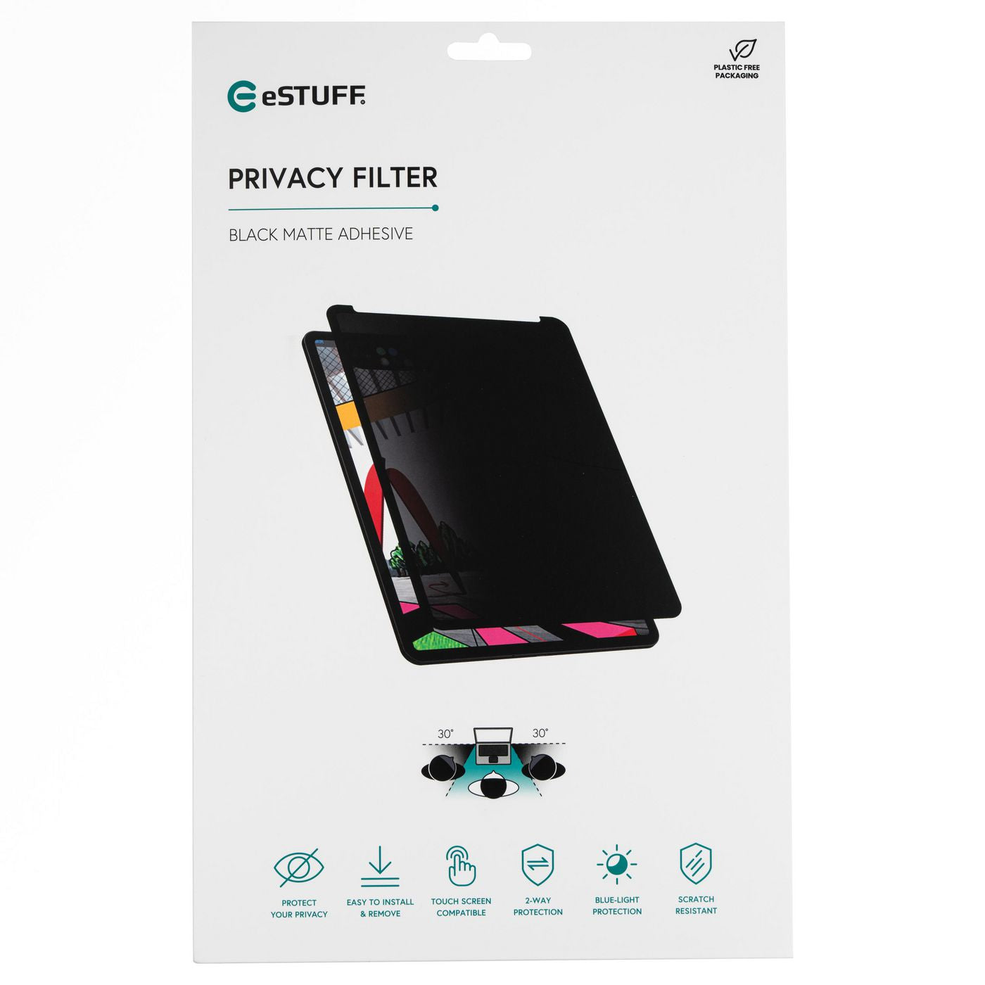 eSTUFF Displayschutz für Microsoft Surface Book 3/2