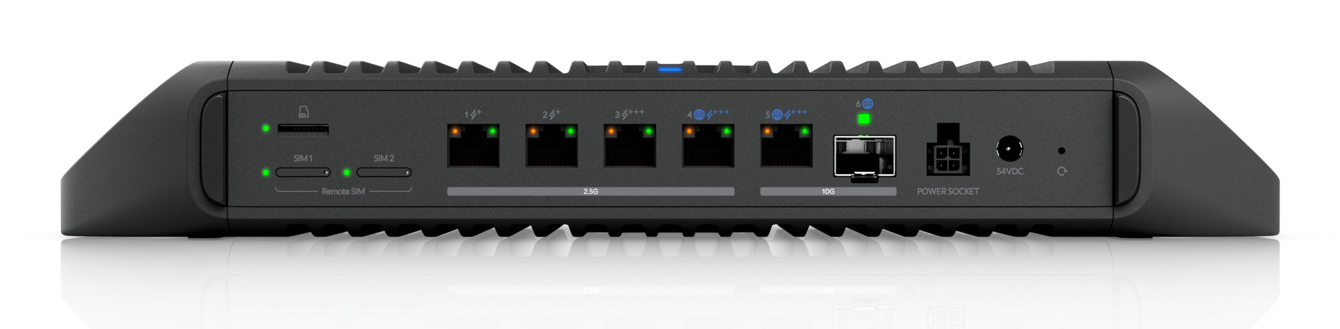 Ubiquiti UniFi Cloud Gateway – LTE/5G-Router, Wi-Fi 7, bis 4300 Mbit/s, Dual-SIM, 5x RJ-45, 1x SFP+