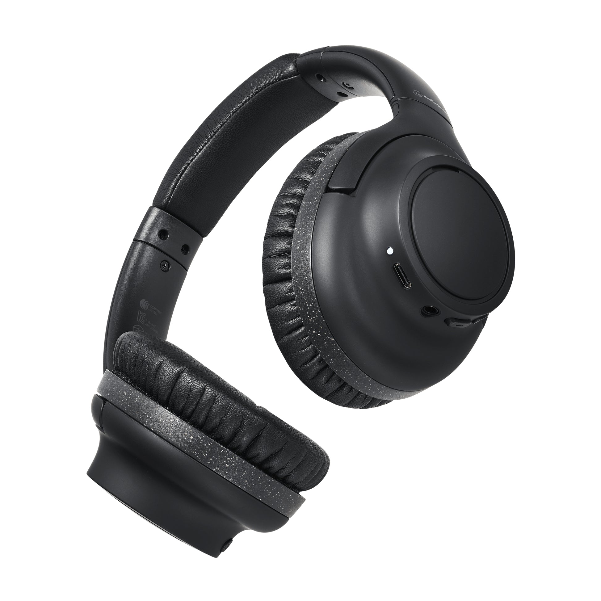 Audio-Technica ATH-S300BT Over-Ear Kopfhörer – Stereo, Kabel + BT, ANC, Schwarz, BT 5.1