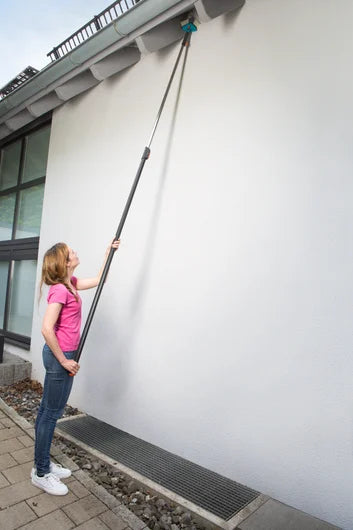 Gardena combisystem-Winkelbesen – 30–50 cm, hart, Kunststoff, schwarz/blau/orange, für Gardena combisystem