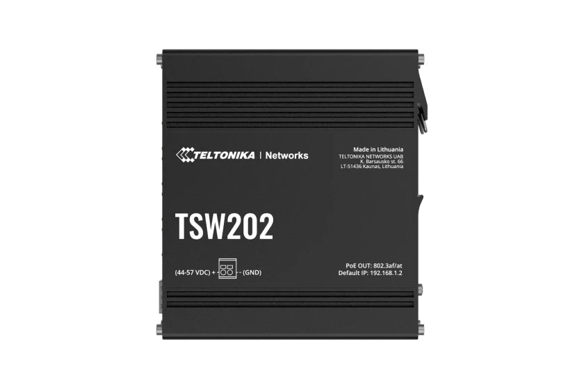 Teltonika TSW202 Switch – 8× RJ45, 2× SFP, 240 W PoE, GbE