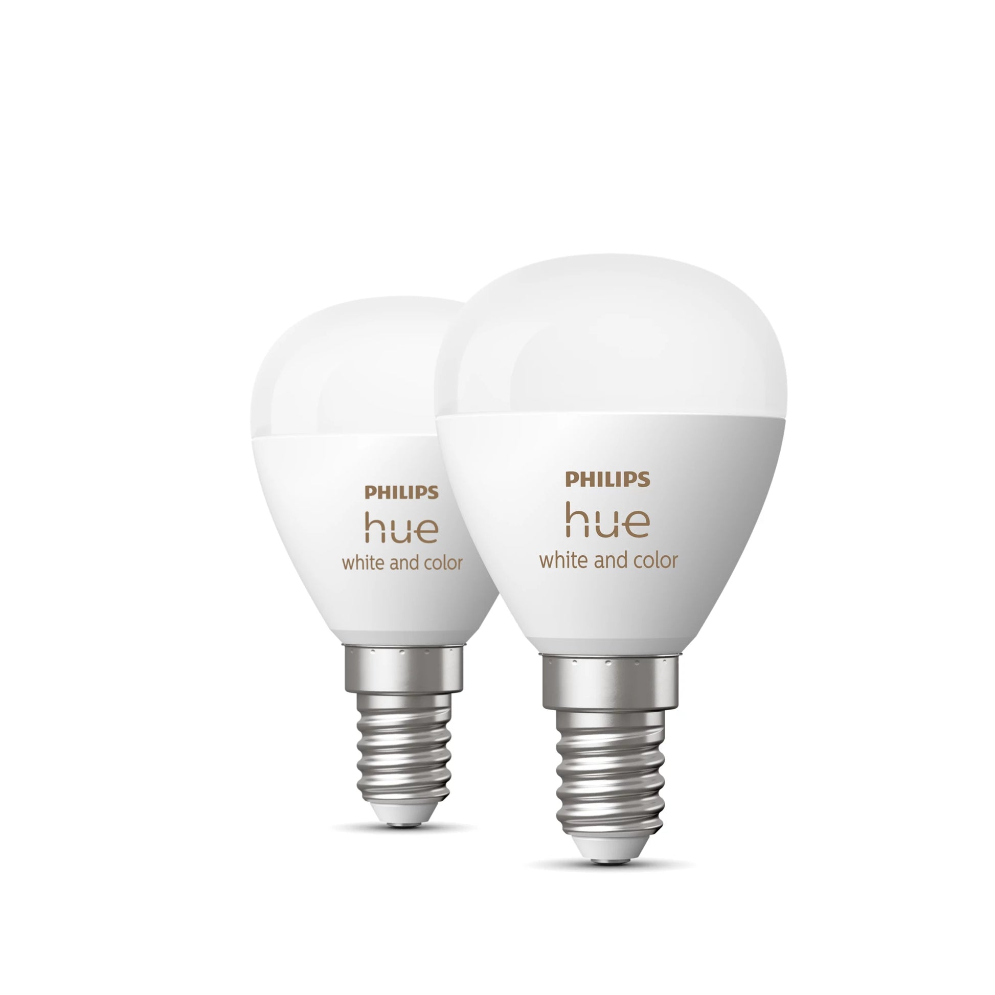 Philips by Signify Philips Hue Smart-Leuchtmittel E14 – RGBW, 470 lm, Bluetooth/Zigbee – für Hue Bridge, Alexa, HomeKit – 2 Stk.