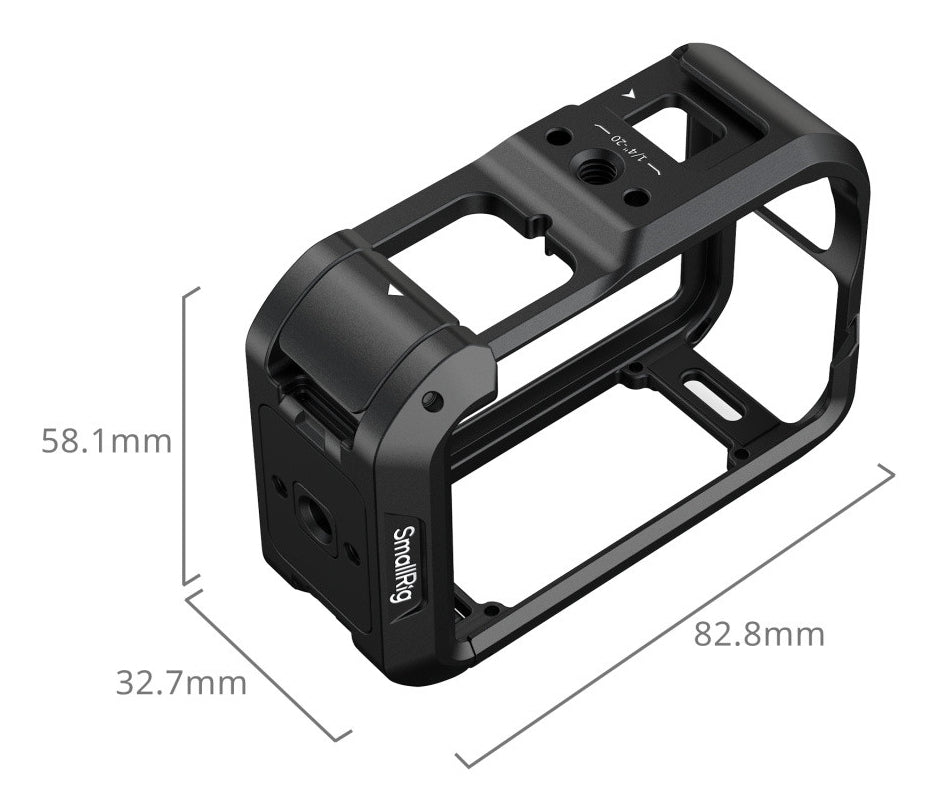 SmallRig 5888 Hard-Case – Metall – für DJI Osmo Action 6 – Schwarz