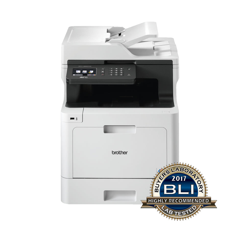 Brother Mfc-L8690Cdw – Farblaser-Multifunktionsdrucker, A4, 4-in-1, Duplex, ADF, WLAN/LAN, AirPrint, Mopria