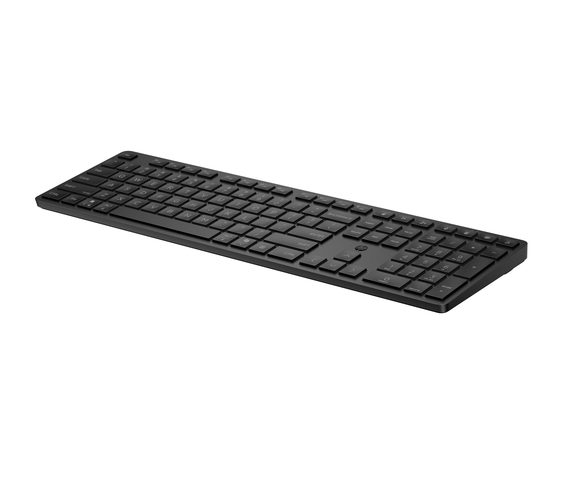 HP 495K Multi-Device Tastatur – Bluetooth & 2,4 GHz (USB-A Empfänger) – Leise Tasten – Schwarz