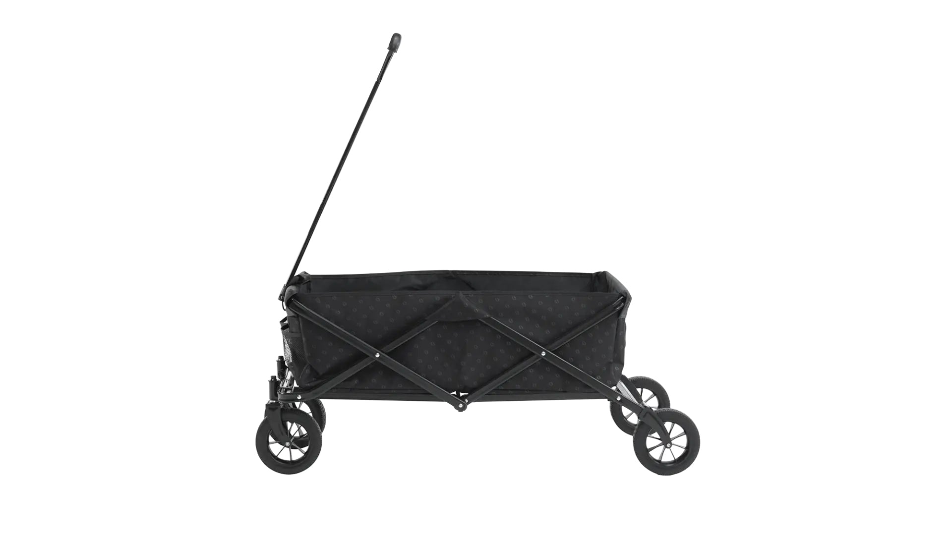 Outwell Transportwagen – faltbar, bis 80 kg – 50 × 47,5 × 108 cm – schwarz, Stahl, Polyester