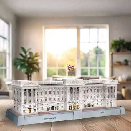 Ravensburger Iconics 3D-Puzzle Buckingham Palace – 216 Teile – 40,9×15,9×18,9 cm – ab 8 Jahren – FSC Mix
