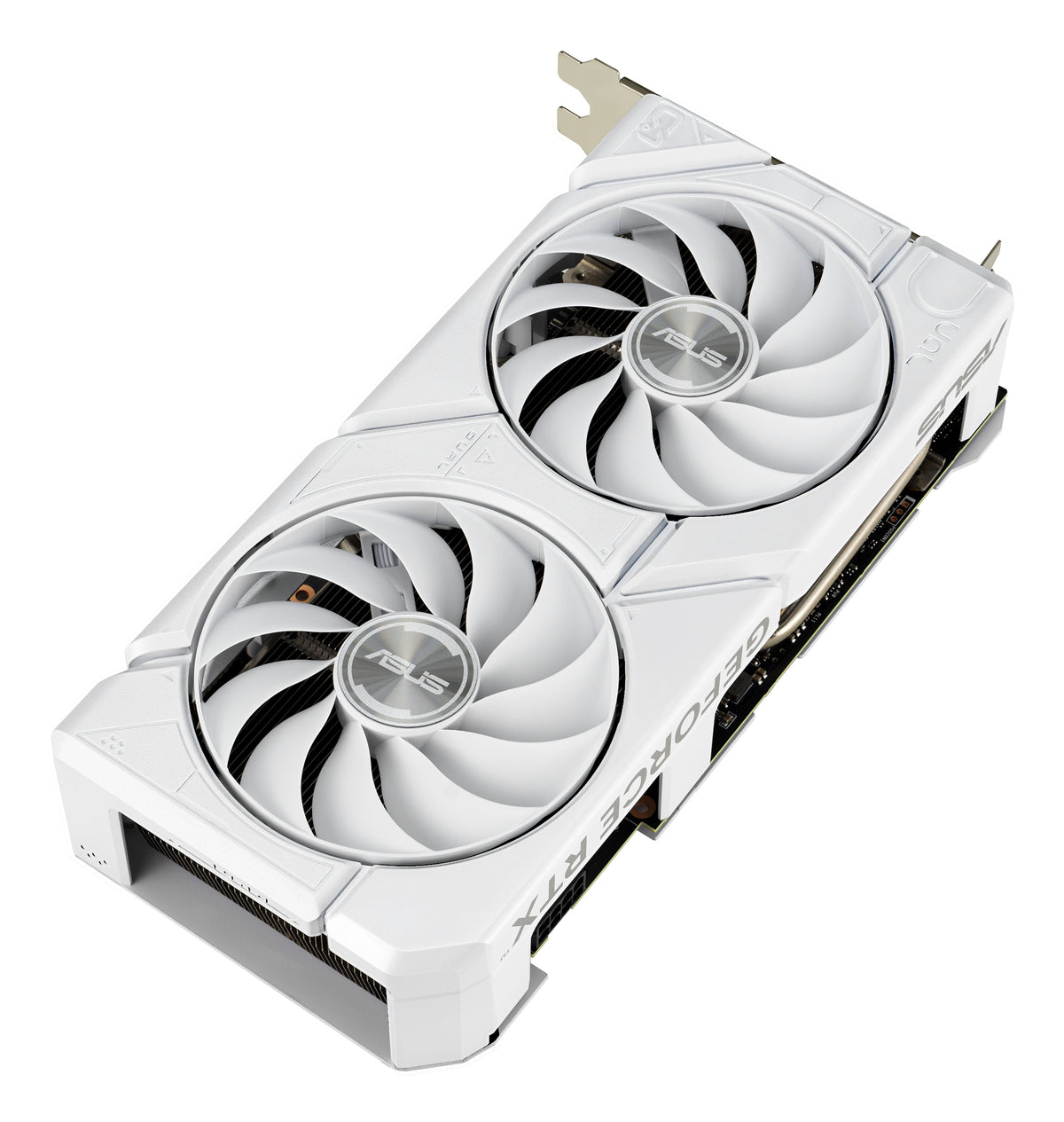 ASUS DUAL RTX 4060 OC EVO WEISS – Grafikkarte – RTX 4060, 8 GB GDDR6, 128-Bit, PCIe 4.0, 2× Lüfter