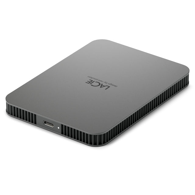 LaCie Mobile Drive Secure Speichergerät – 2 TB, USB 3.1 Typ-C, 2,5" Space Grey