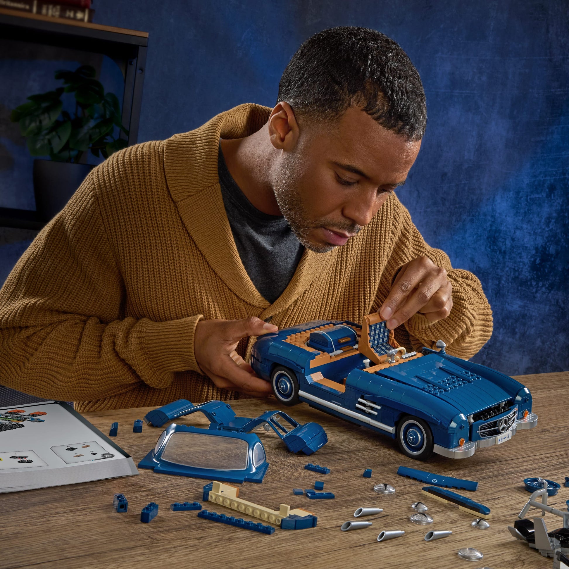 Hot Wheels 3D-Puzzle Mercedes-Benz 300 SL – 1600 Teile – Kunststoff – ab 17 J. – mehrfarbig