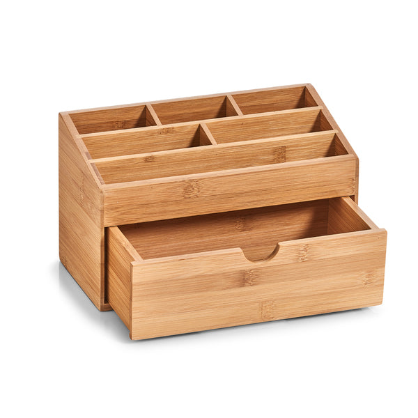 Zeller Present Aufbewahrungsbox Bad – Bambus, 25,4×12,5×15 cm, Braun