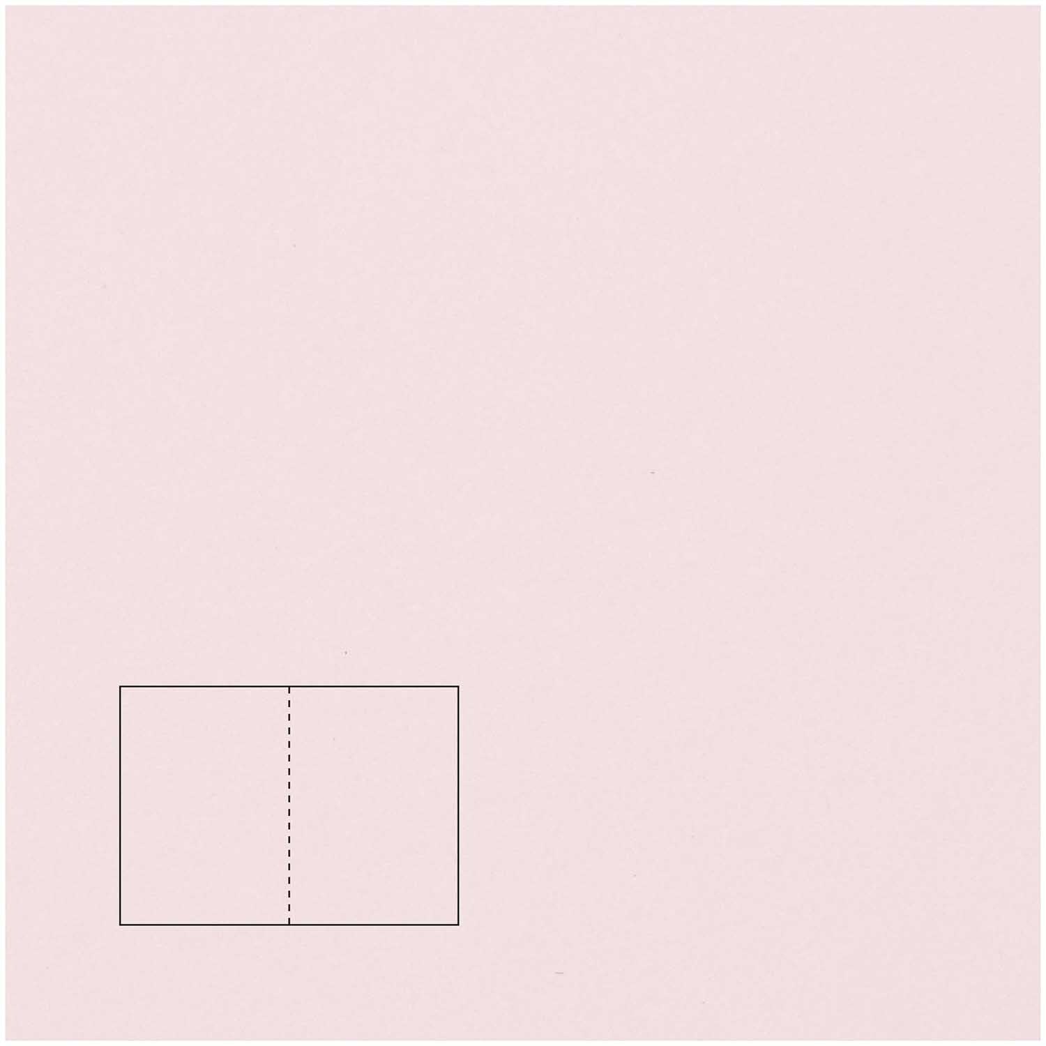 Rico Design Grusskarte – 125 × 176 mm, Papier, 50er Pack