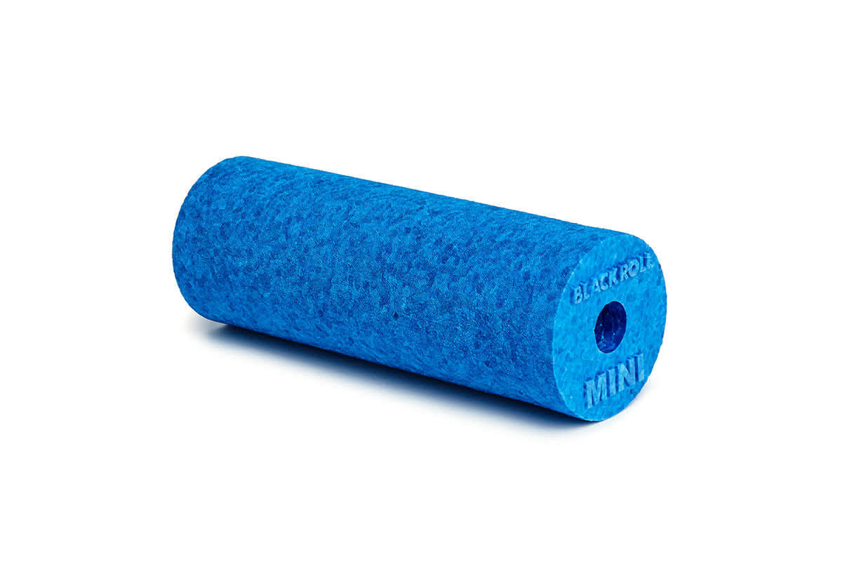 Blackroll Faszienrolle Mini – 6 cm × 15 cm, 1 Stk – blau – Schaum