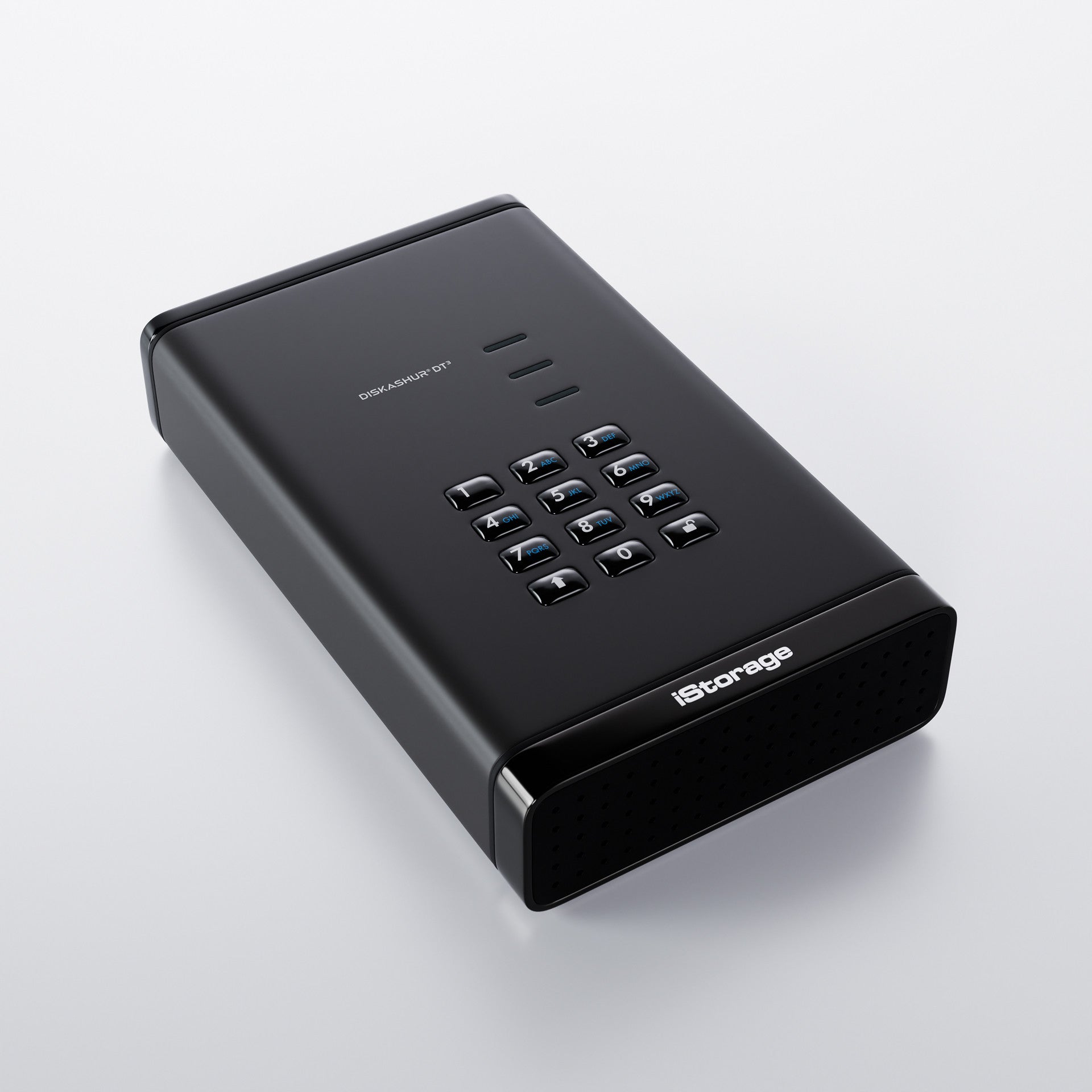 iStorage diskAshur DT3 – 14 TB, USB-C 3.2 Gen 1, Hardware-Verschlüsselung, FIPS 140-3, für Win/Mac/Linux/Android
