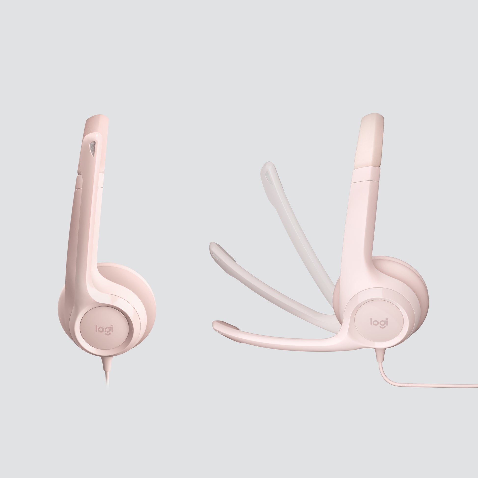 Logitech H390 – Headset – USB‑A – Pink – für PC/Mac