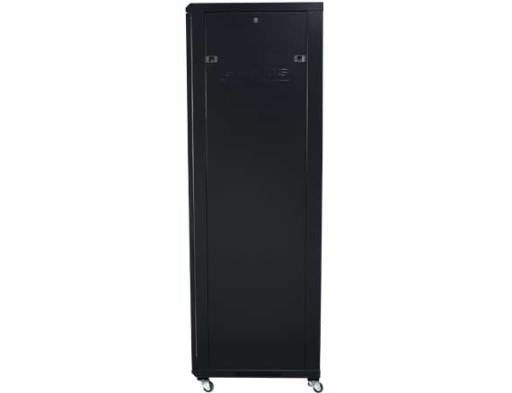 SANUS CFR2136 – 19" Netzwerkschrank 36U, mit Rollen, schwarz, Stahl