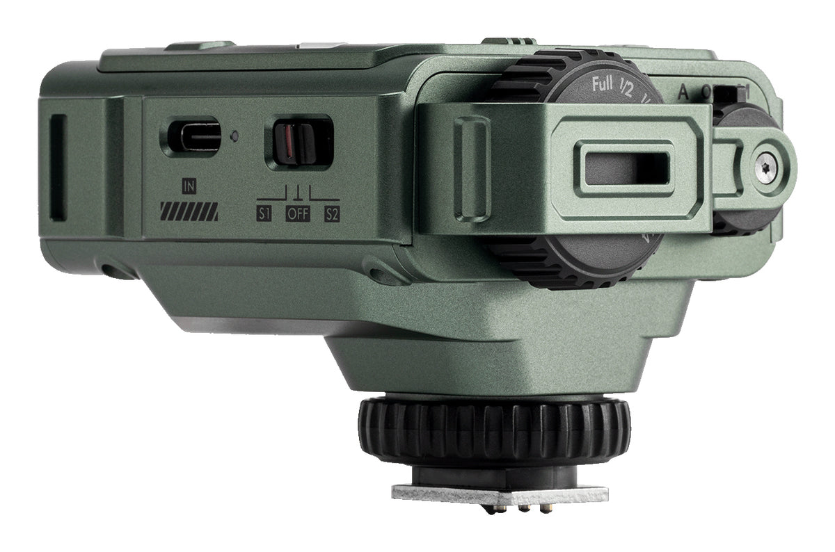 Viltrox Spark Z3-N Kompaktes Blitzlicht – Leitzahl 26, Akku 1800 mAh, TTL – für Nikon – Grün