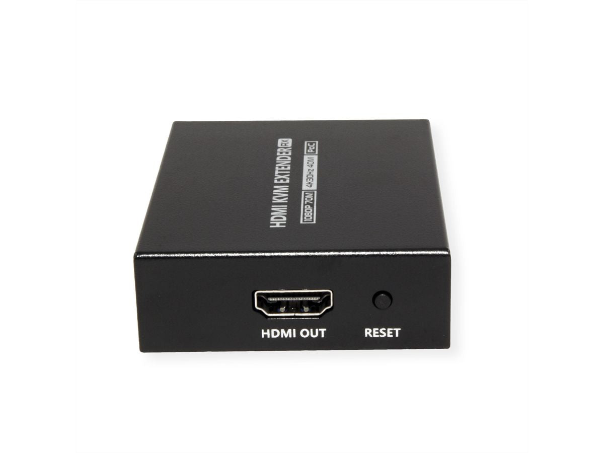 VALUE 14.99.3043 – KVM-Extender-Set HDMI – 4K/60 Hz, bis 70 m über Cat 6/6a/7, USB, RS-232